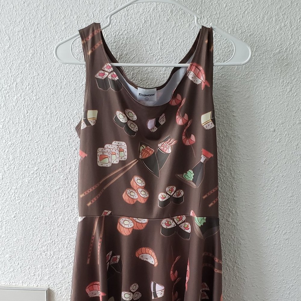 Cow Cow Sushi Dress Size XL